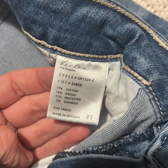 KanCan Distressed Midrise Skinny Jeans Size 31 - Picture 8 of 9